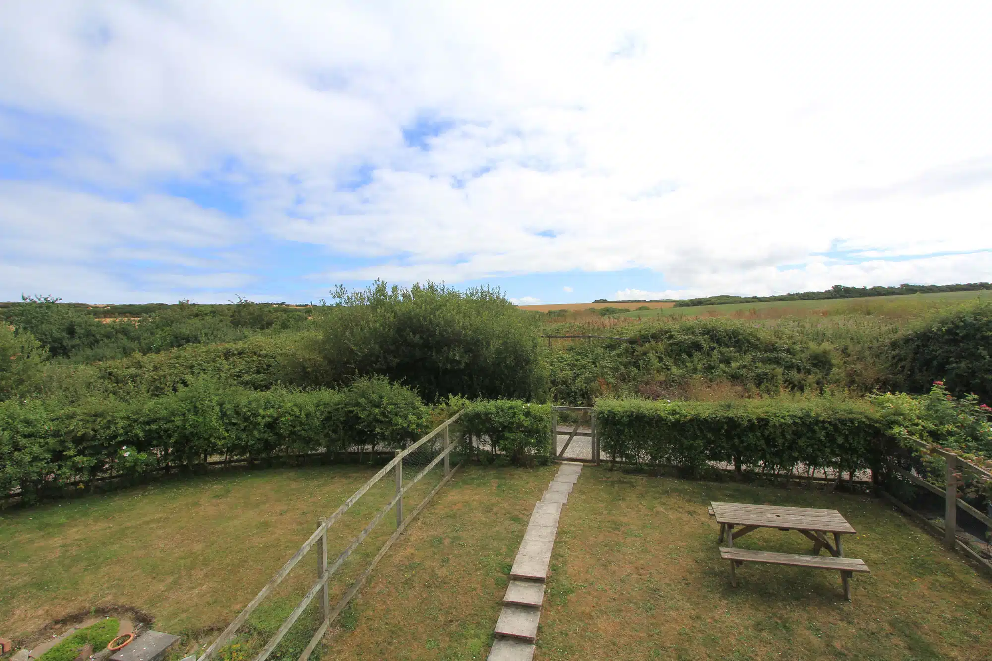 View from holiday home close to Padstow