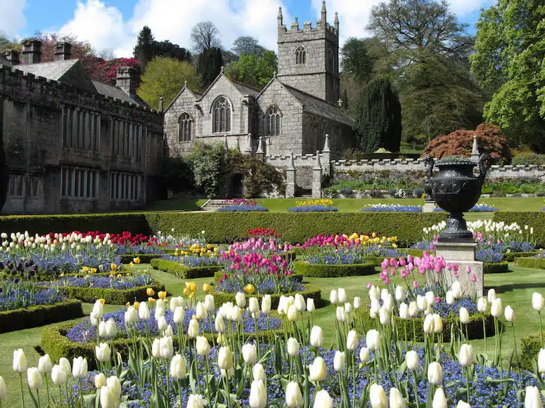 Gardens at Lanhydrock House in Cornwall