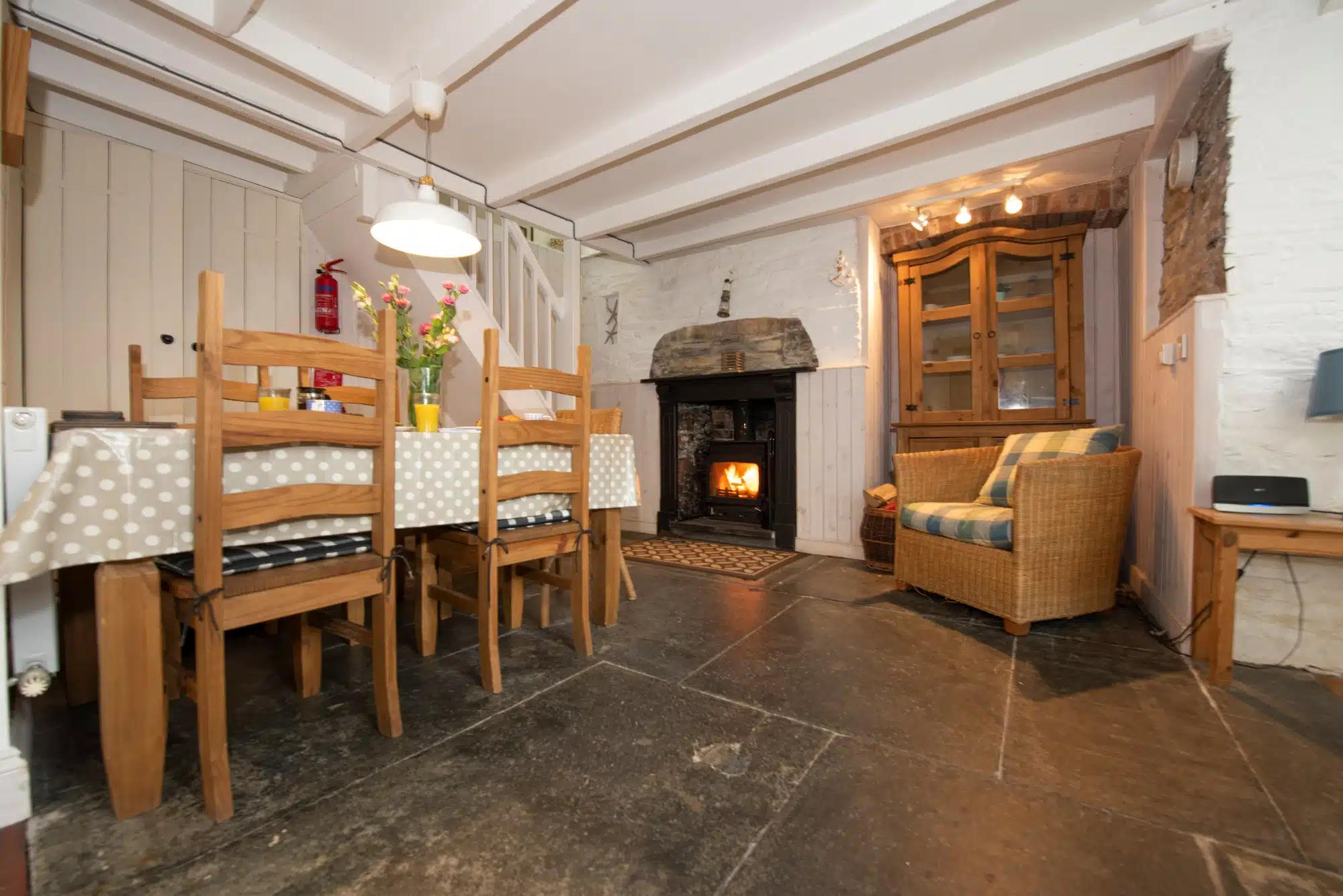 Rosehill Coattge kitchen wood burner