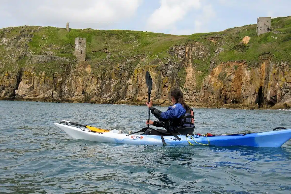 sea kayaking in Cornwall
