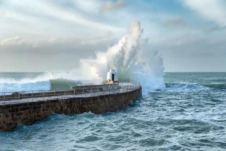 Storm Watching in Cornwall