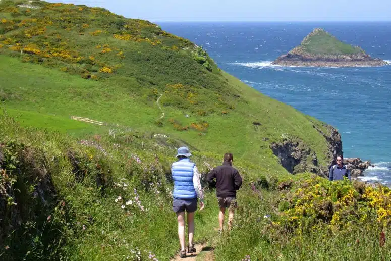 Autumn walking at The Rumps in Cornwall