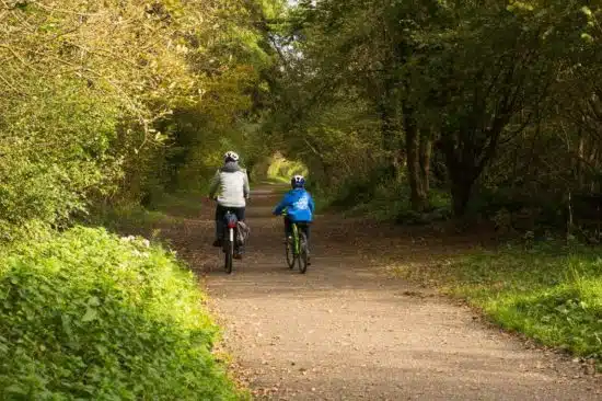 Cycling on the Camel Trail in Cornwall