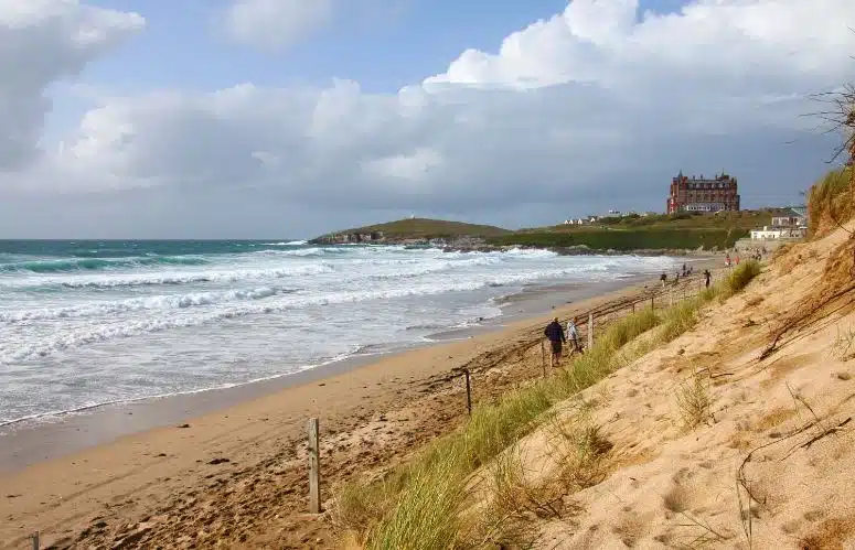 Fistral Beach in Cornwall