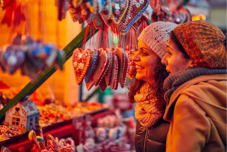 Sampling the delights at Heartlands Christmas Market in mid-Cornwall