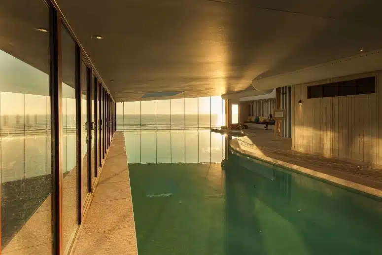 Pool and spa at Watergate Bay