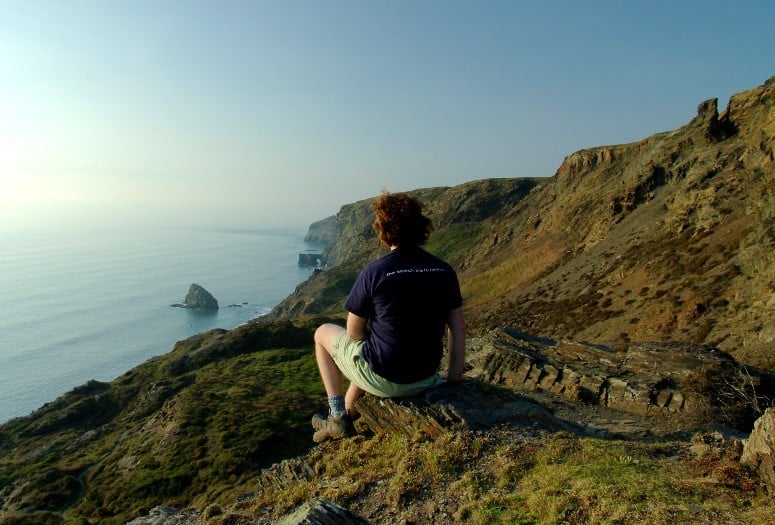 Overlooking The Strangles on the dramatic North Cornish coast