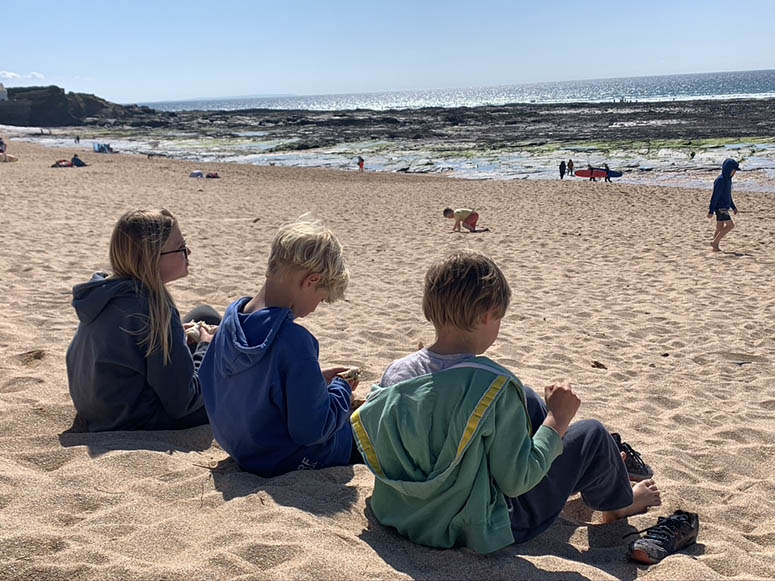 Family Beach Holiday Constantine, Seven Bays, Cornwall