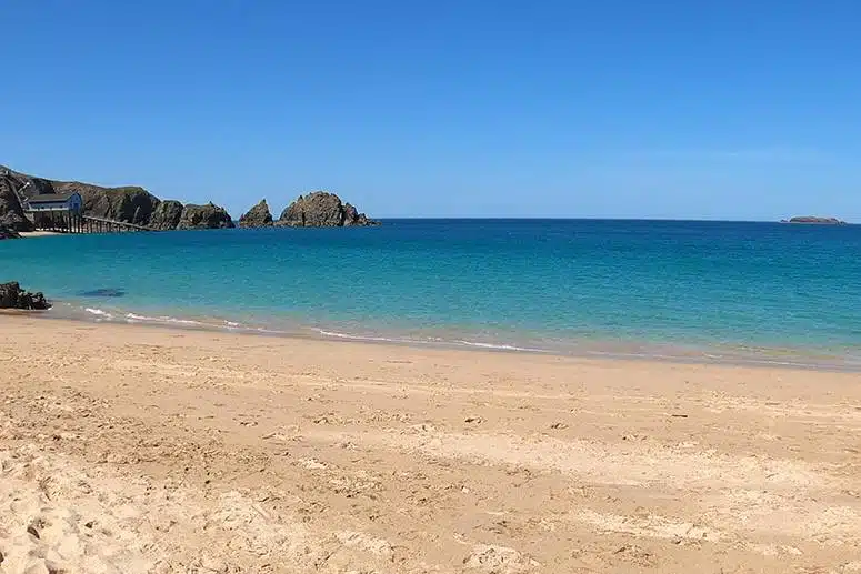 Mother Iveys Beach near Padstow in Cornwall