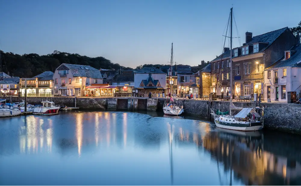 Harbourside shops in Padstow