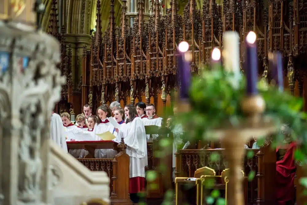 Truro cathedral choral christmas
