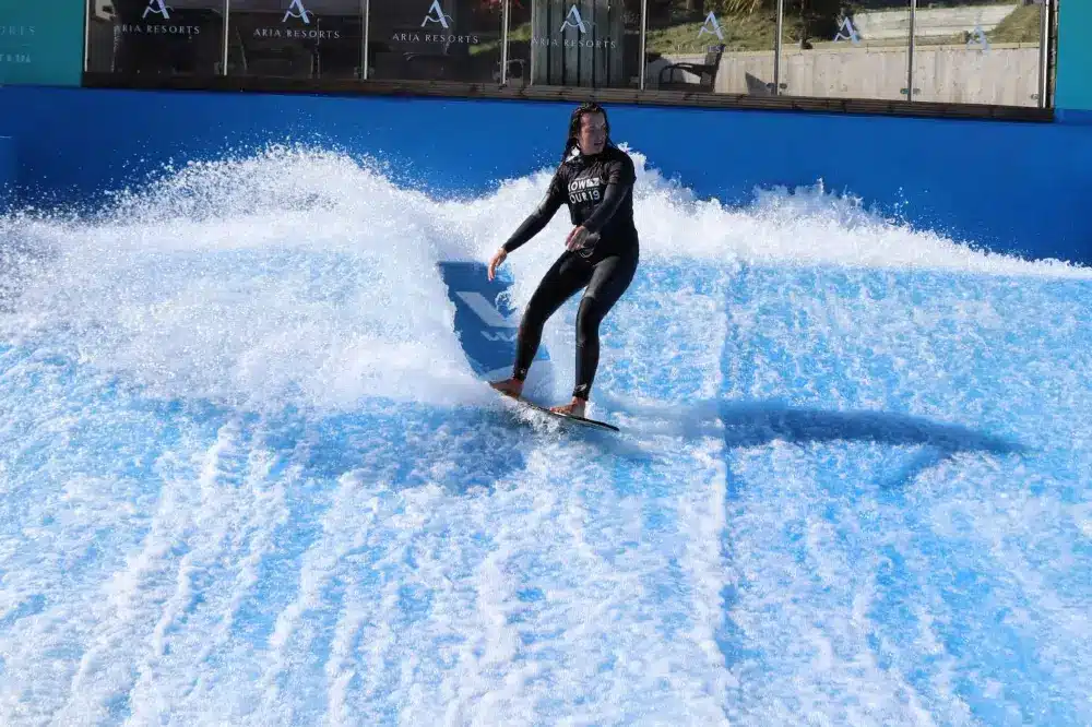 Flowrider is a great rainy day activity