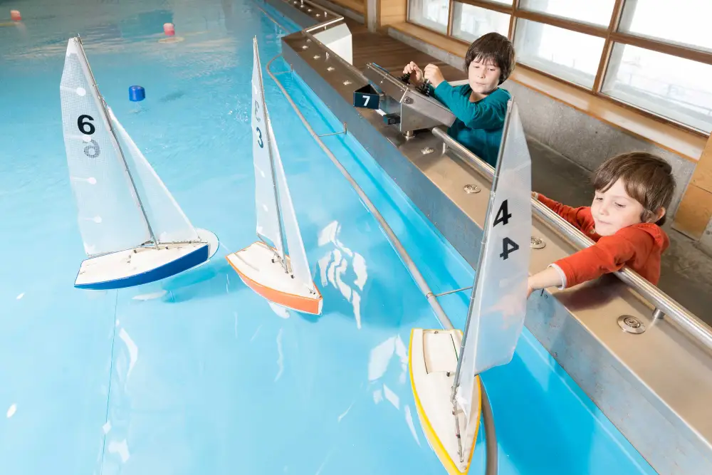 model boats at the National Martime Museum Cornwall