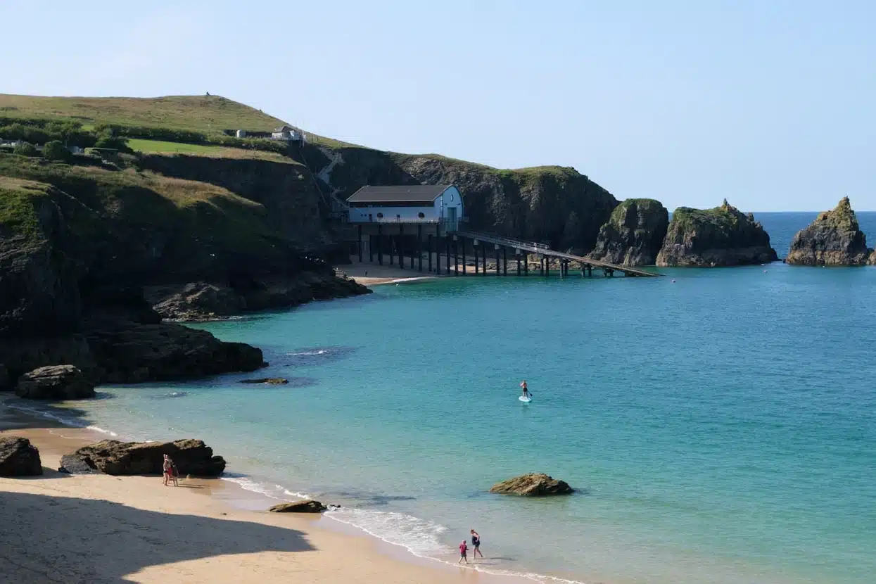 SUP at Mother Iveys Bay Cornwall
