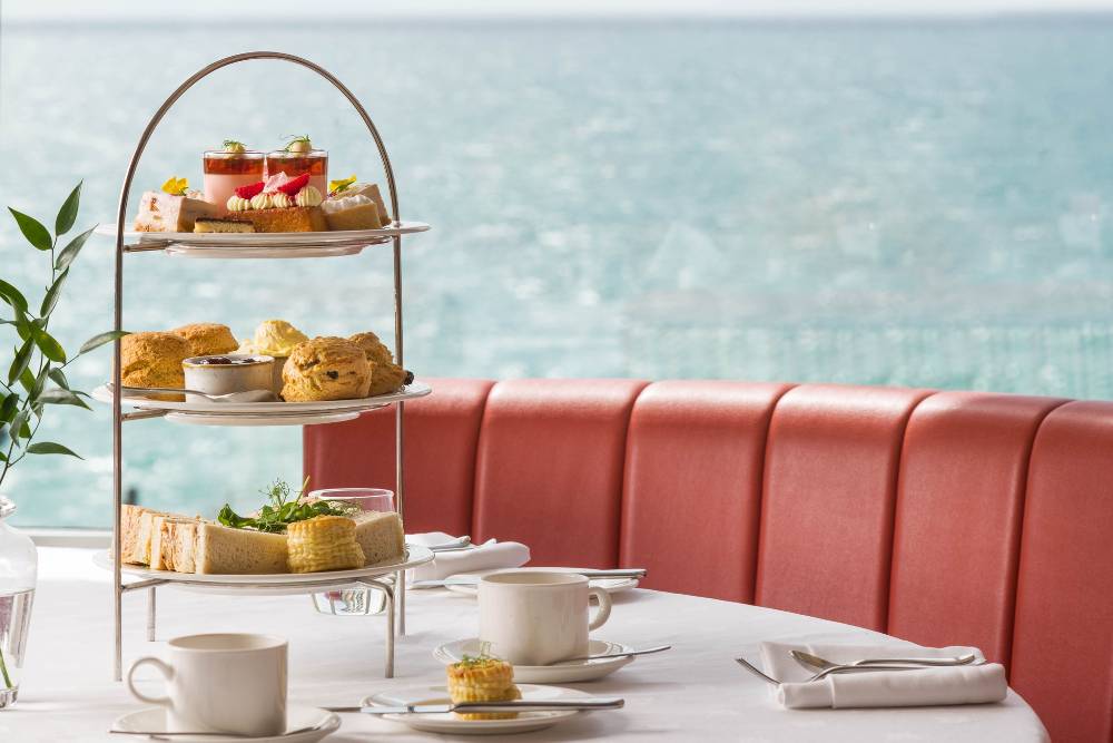 Headland hotel cream tea
