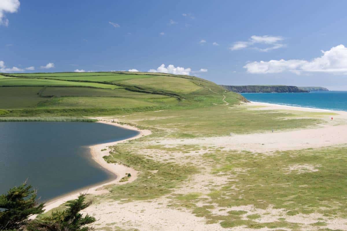 Loe Bar and Pool in Cornwall