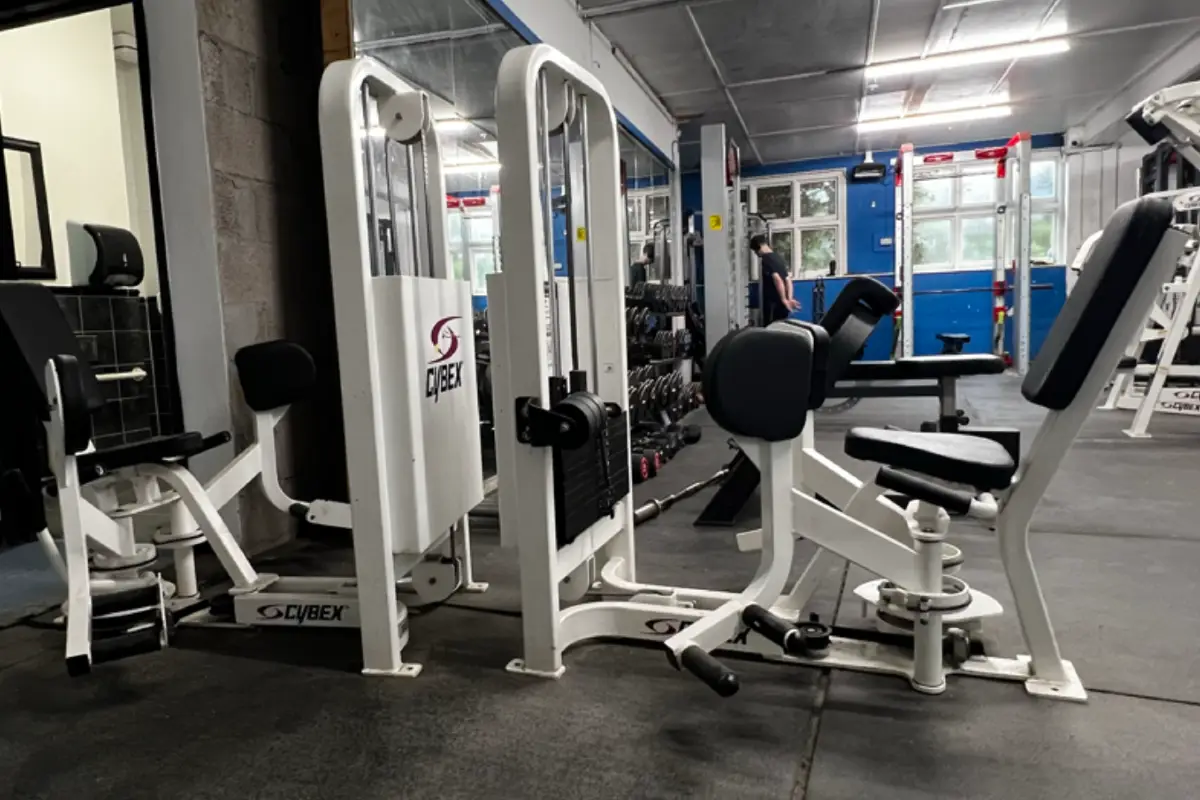 Weights equipment at Mike Munds Fitness Studio