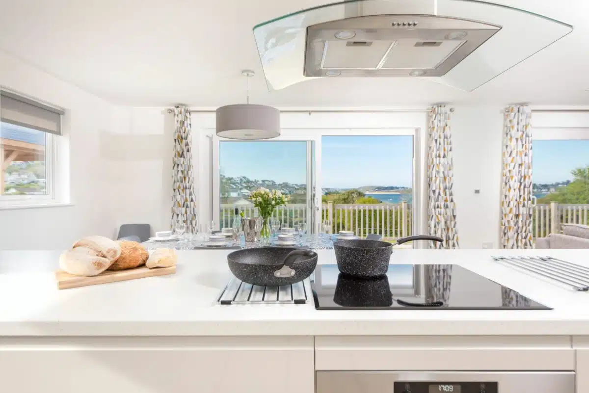 Kitchen at Shifting Sands in Padstow