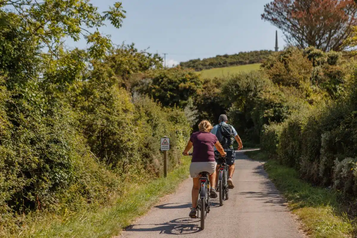 biking on the Camel Trail