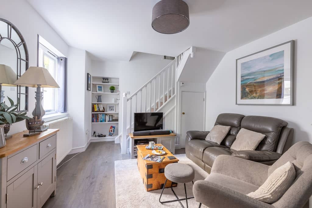 Living room at Clome Cottage