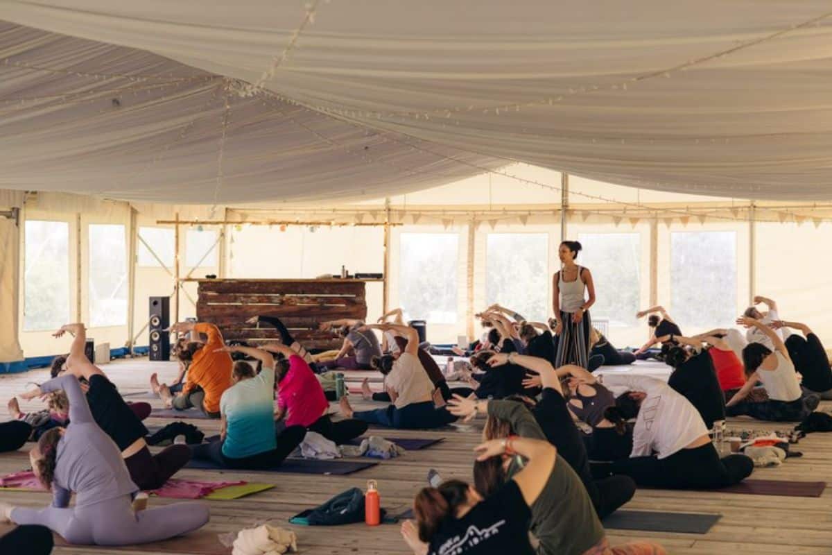 Yoga at Grounded Wellness Gathering